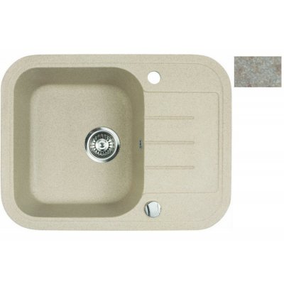 Zlewozmywak granitowy 1-komorowy piaskowy Deante Teta ZUW 711A